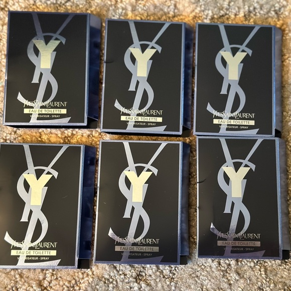 🎁 6 Bottles of YSL Yves Saint Laurent “Y” EDT 1.7 mL (sample size) - Picture 1 of 4